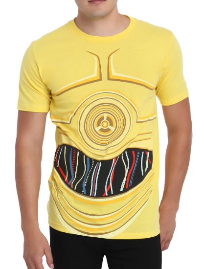 c3po costume t shirt